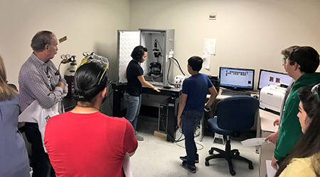 Maelani Negrito demonstration at Chemistry Open House