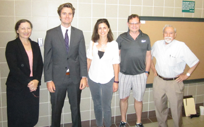 Eric Steffensmeier with thesis committee