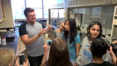 Jordon Benzie's Demonstration at the Summer Science Safari