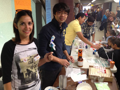 Casie at the Chemistry Open House