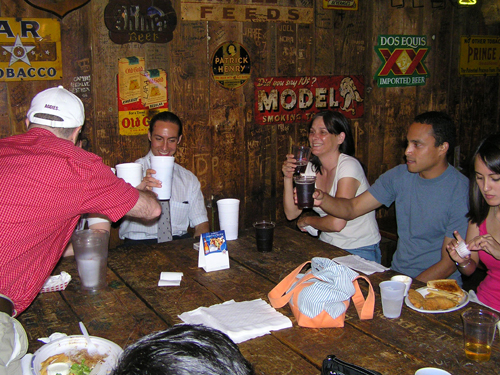 The group at Dixie Chicken