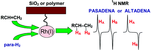 Schematic of Time resolved dynamic nuclear polarization enhanced NMR spectroscopy